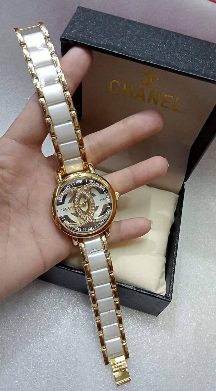 CHNL Ceramic White Watch (Women)