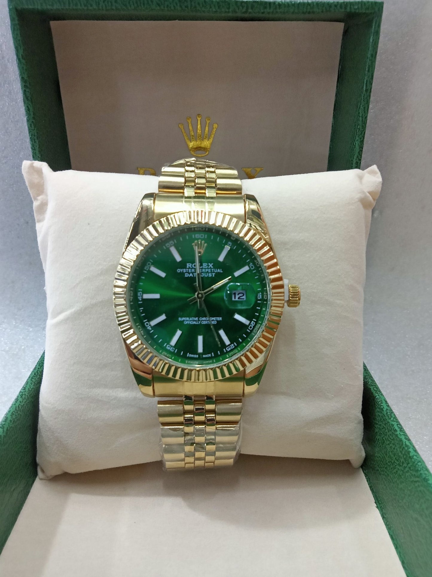 RLX Datejust Gold Watch for Men