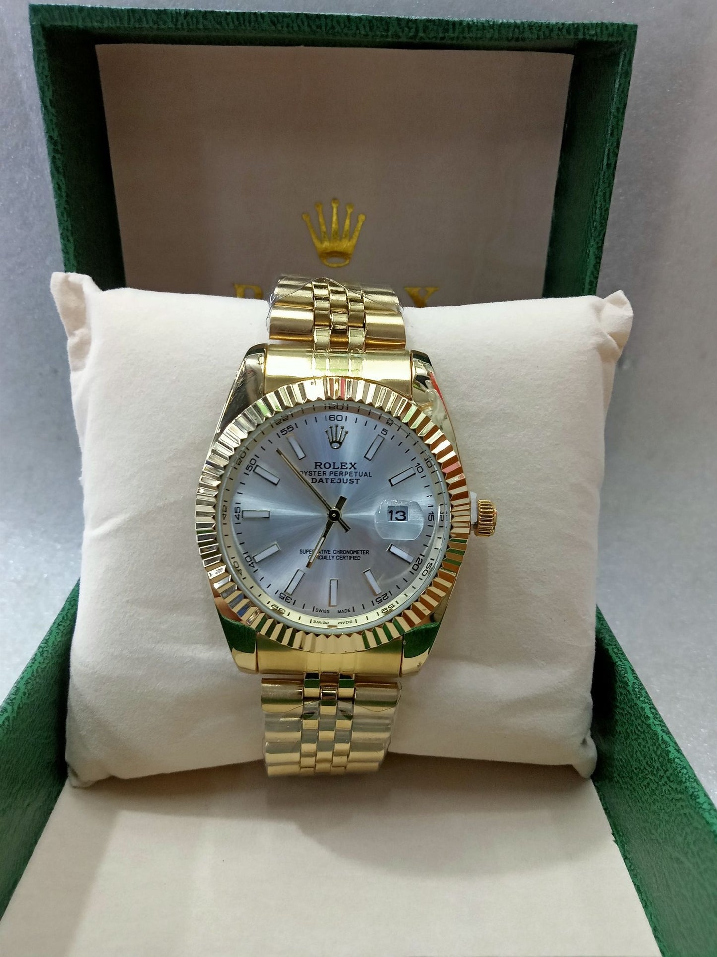 RLX Datejust Gold Watch for Men