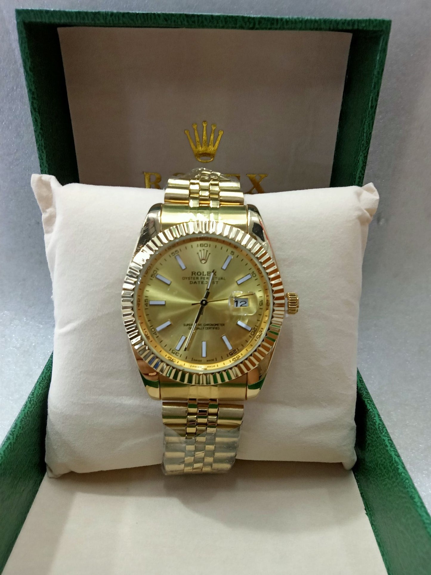 RLX Datejust Gold Watch for Men
