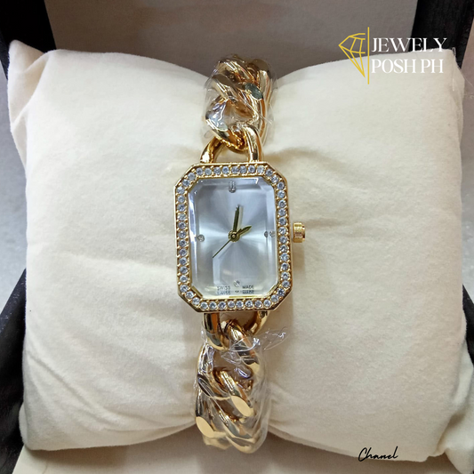 Chanel Chain Gold Watch for Women