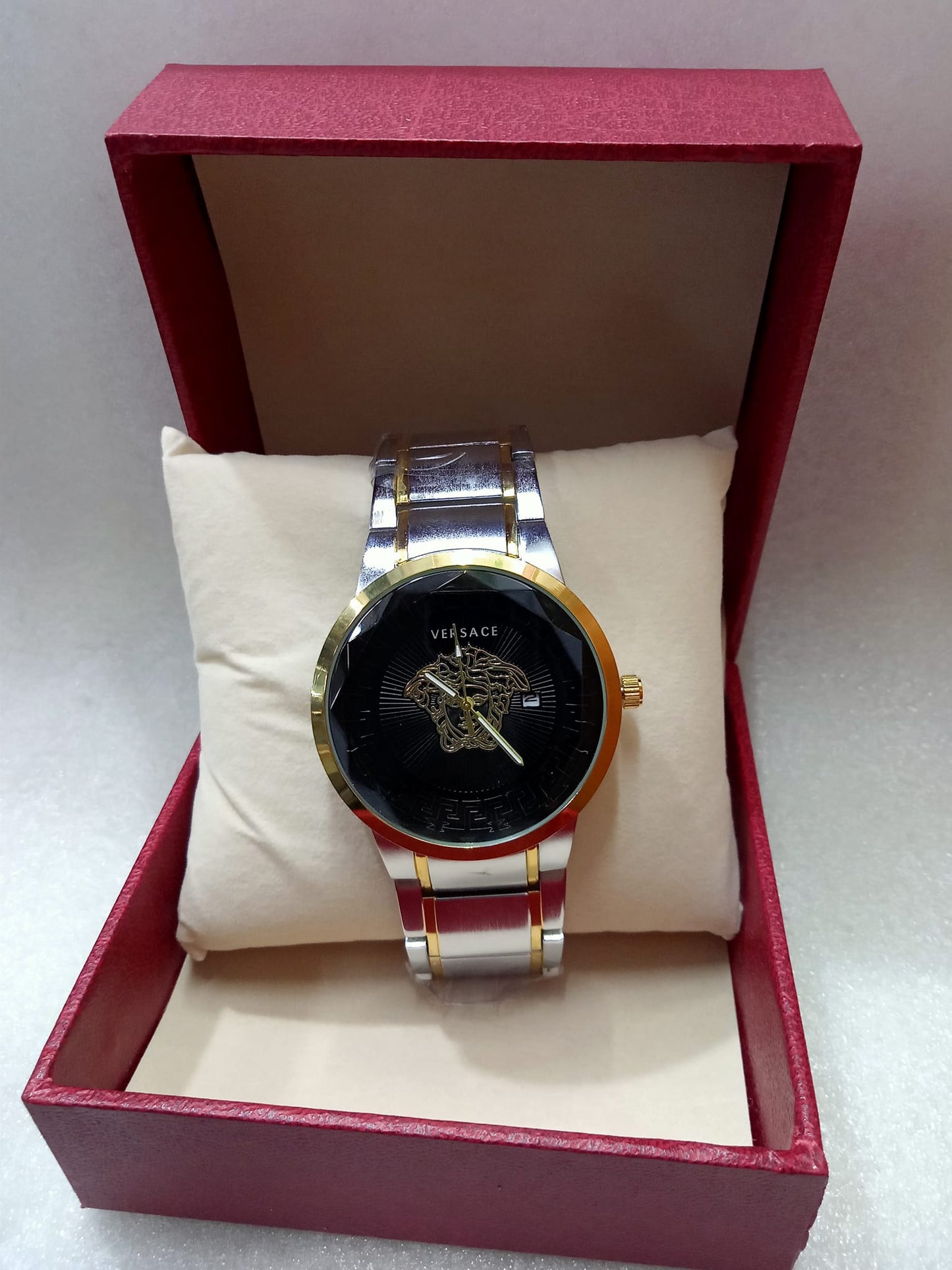 Versace Gold and Silver Watch for Women