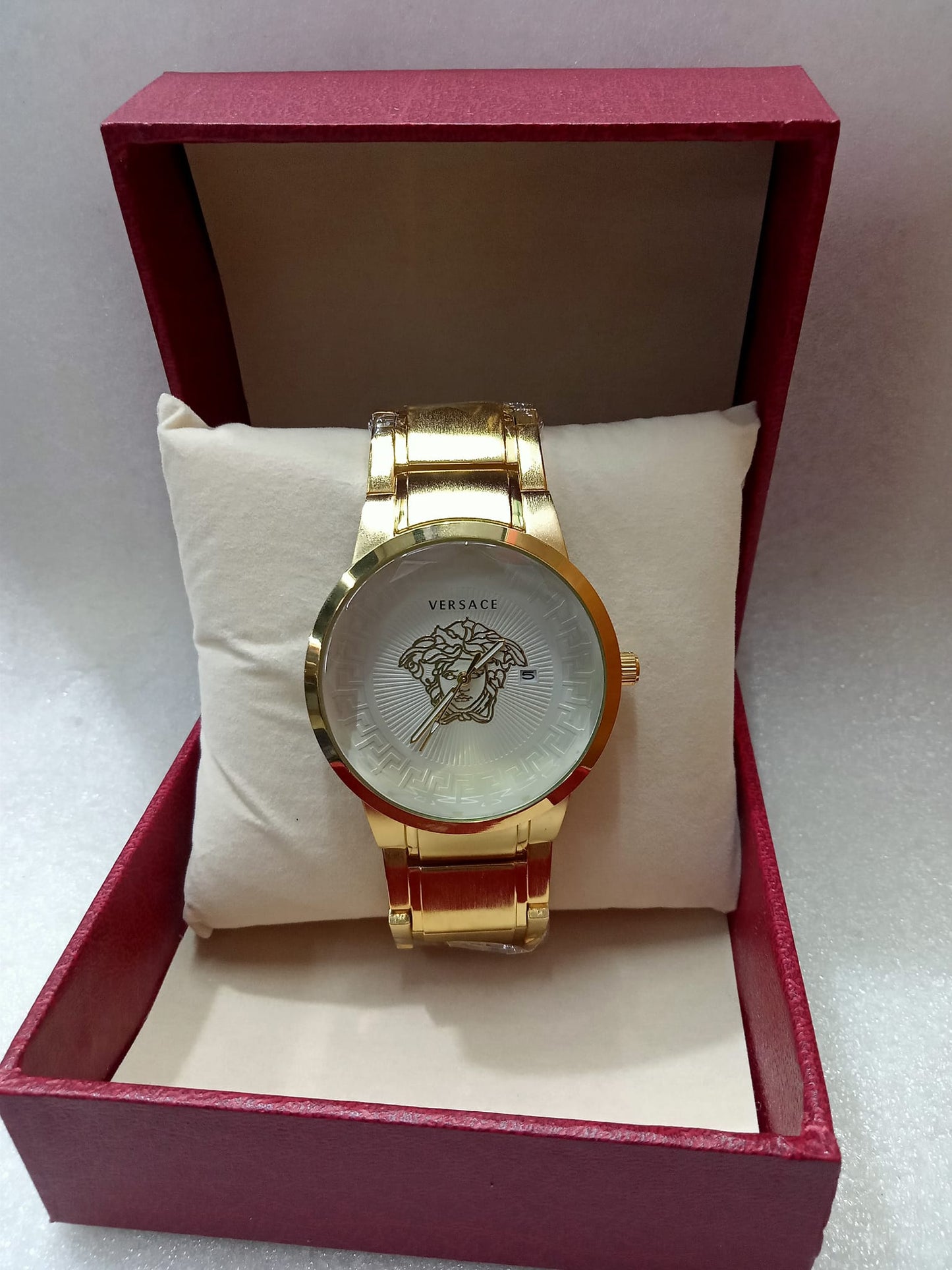 Versace Gold and Silver Watch for Women