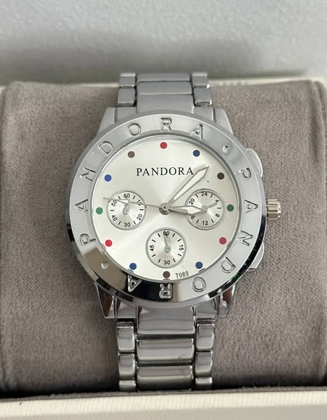 Pandora Silver White Dial (For Men and Women)