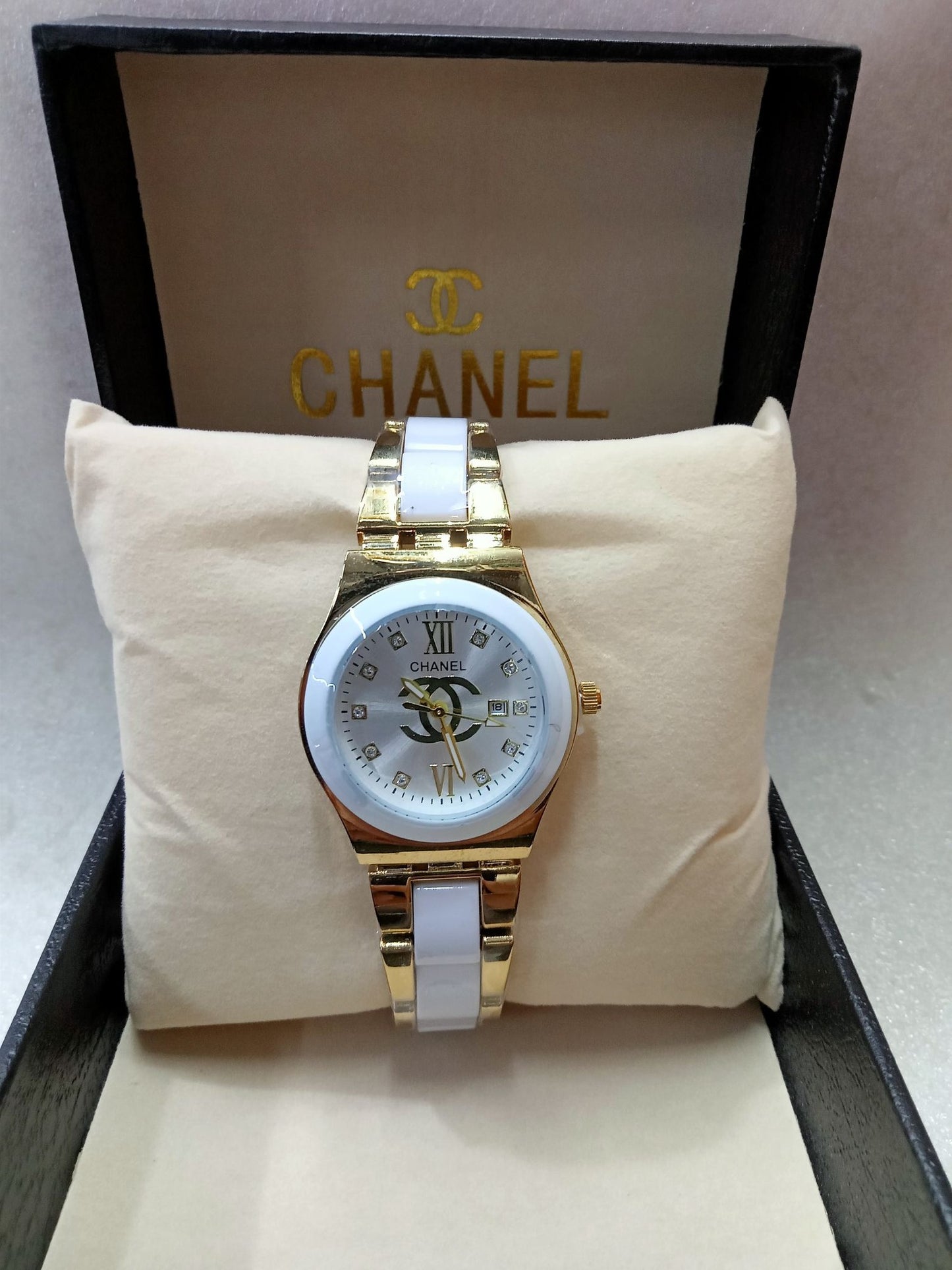 CHNL Ceramic Two-Tone Watch for Women