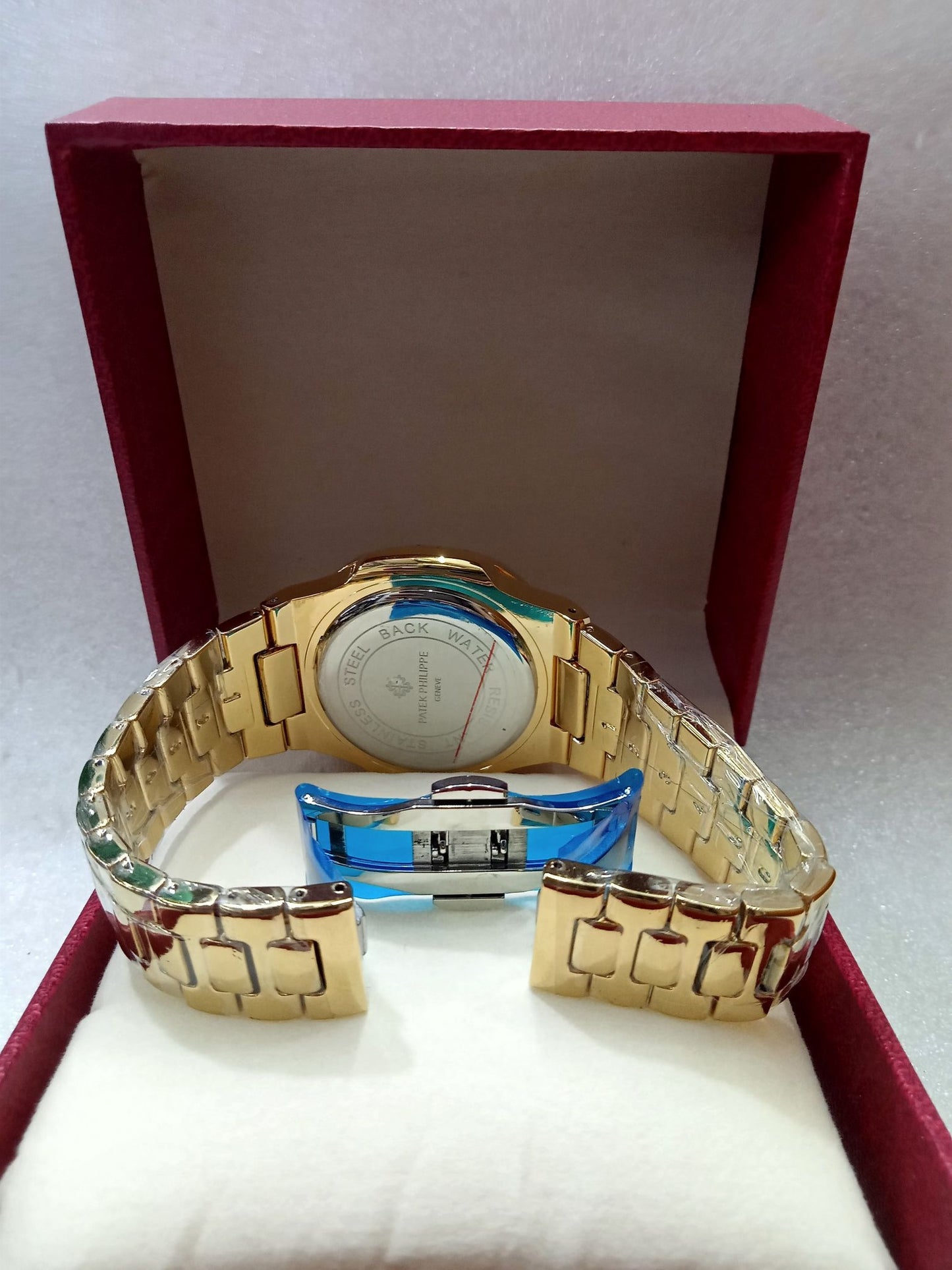 PTK Gold Watch Medium Face with Stones