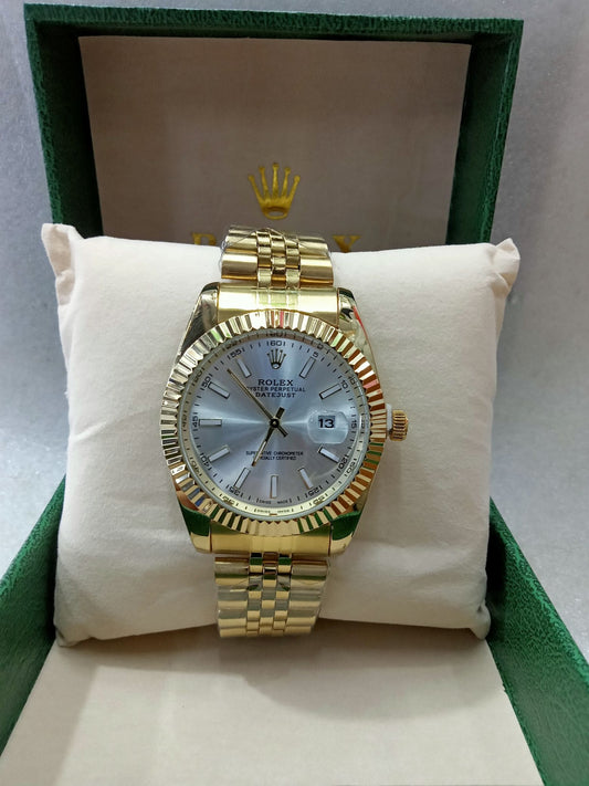 RLX Datejust Gold Watch for Men