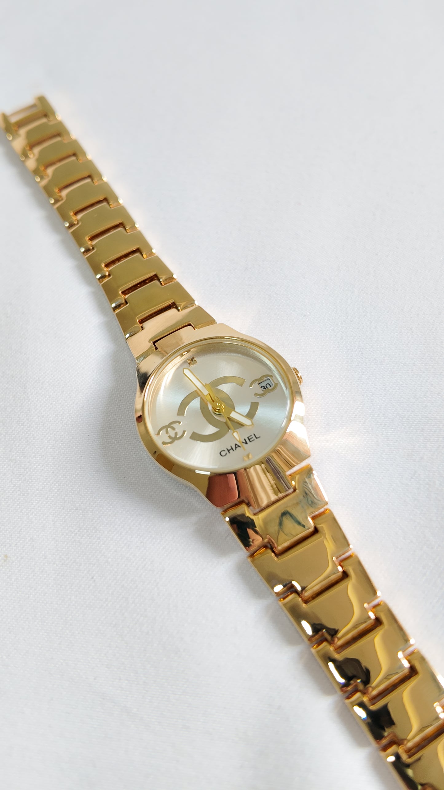 D. Watch Gold Stainless Steel