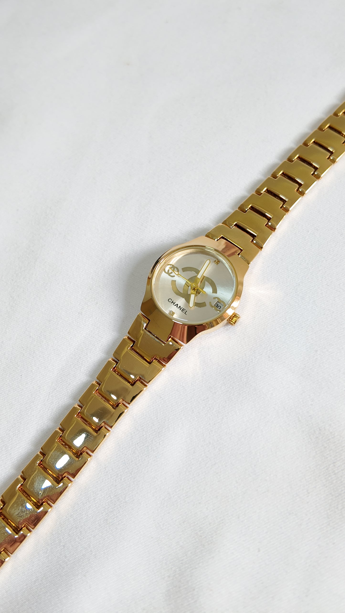 D. Watch Gold Stainless Steel