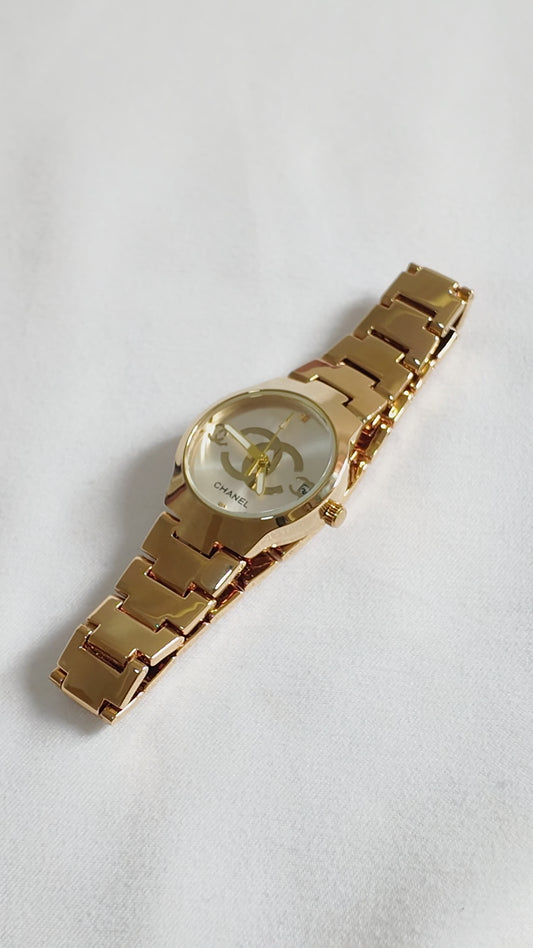 D. Watch Gold Stainless Steel